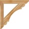 Ekena Millwork Olympic Slat Rough Sawn Bracket, Western Red Cedar, 4"W x 32"D x 32"H BKT04X32X32OLY06RWR - alternate 3